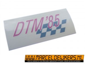 DTM85-decal