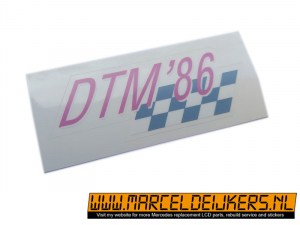 DTM86-decal