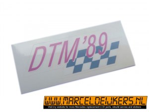 DTM89-decal